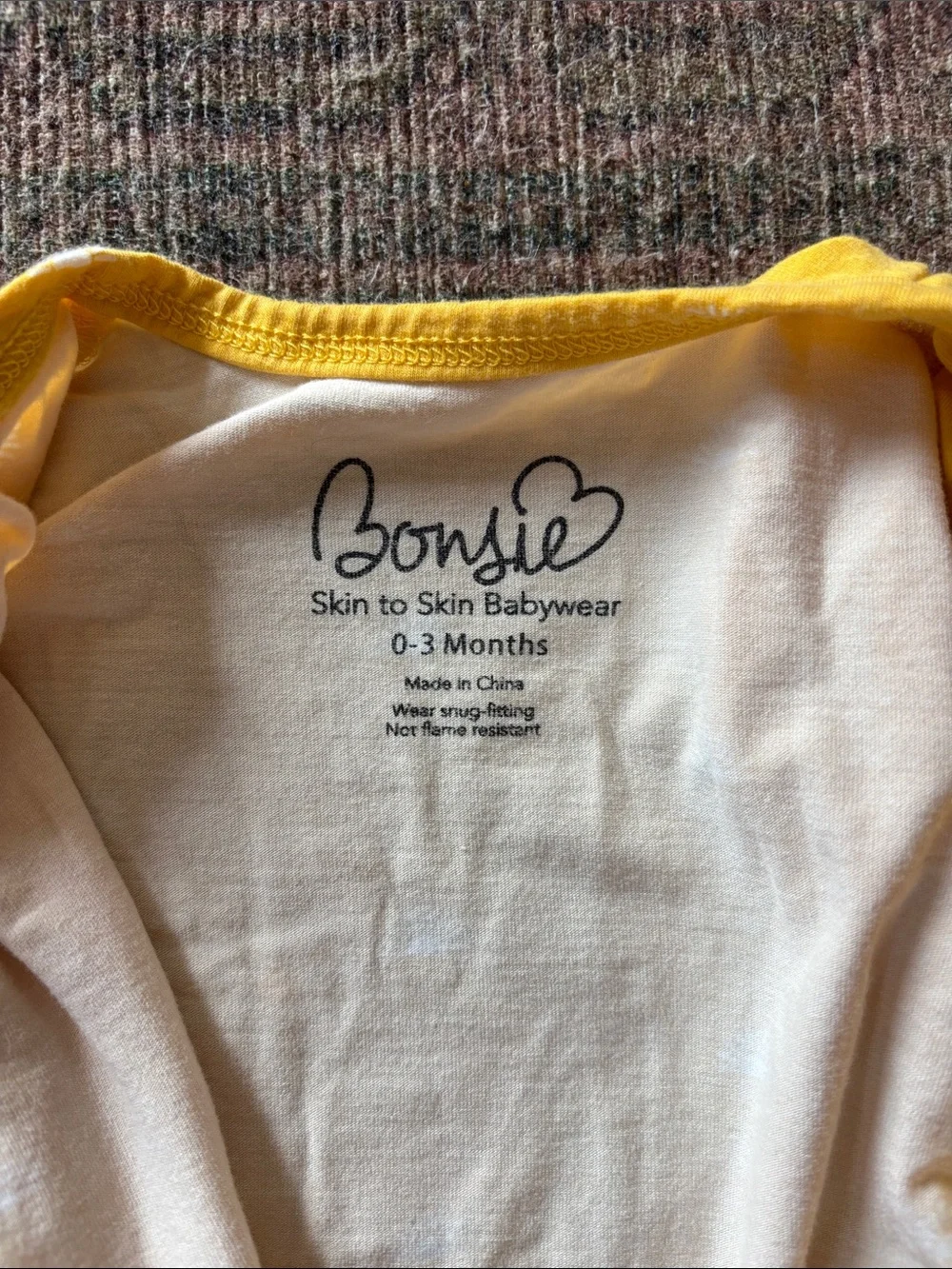 Bonsie skin-to-skin Footie